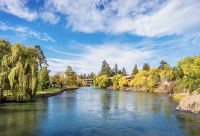 The Deschutes River in Bend, Oregon